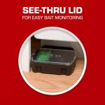 TOMCAT Mouse Killer: 1 Refillable Indoor/Outdoor Station, 16 Poison Block Refills, Child and Dog Resistant Animal Bait (0372110)