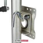 TowSmart 1,000 lbs. Capacity 10 in. Lift Side Wind Swing Down Bolt On Trailer Jack (7286)