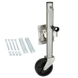 TowSmart 1,000 lbs. Capacity 10 in. Lift Side Wind Swing Down Bolt On Trailer Jack (7286)