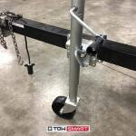 TowSmart 1,000 lbs. Capacity 10 in. Lift Side Wind Swing Down Bolt On Trailer Jack (7286)