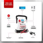 VECTOR 1000 Amp Jump Starter, Compressor, USB Power (VECJ1C)