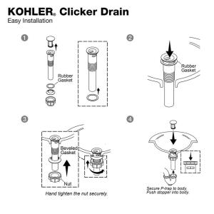 KOHLER Standard Clicker Drain with Overflow in Vibrant Brushed Nickel (K-RH1274364-BN)