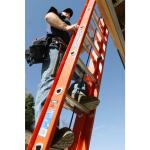Werner 16 ft. Fiberglass Extension Ladder (15 ft. Reach Height) with 300 lb. Load Capacity Type IA Duty Rating (D6216-2)