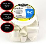 Charlotte Pipe 3/4 in. PVC Schedule 40 S x S Coupling Pro Pack 25-Pack (PVC 02100 0825HD)