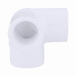 Charlotte Pipe 1 in. x 1 in. 90 Degree Socket x Hub PVC Elbow with Side Outlet (PVC 02510 1000)