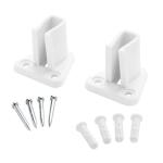 Everbilt Low Profile Resin Wall Bracket (2-Pack) (90189)