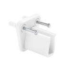 Everbilt Low Profile Resin Wall Bracket (2-Pack) (90189)
