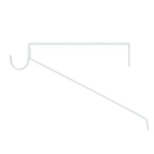 Everbilt 12.65 in. L Suitable for 9.8 in. Deep Shelf White Steel Shelf and Rod Bracket (EH-WSTHDUS-336)