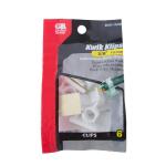 Gardner Bender 3/8 in. Plastic Kwik Clips (6-Pack) (GKK-1538)