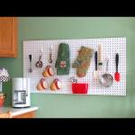 Handprint 48 in. H x 24 in. W White Pegboard (109099)