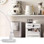 HDX 8 ft. 16/3 Light Duty Indoor Multi-Outlet Extension Cord with Banana Tap, White (HD#838-802 )