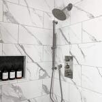 Jeffrey Court Winters Peak White 10 in. x 22 in. Subway Gloss Ceramic Wall Tile (14.80 sq. ft. /Case) (97807)