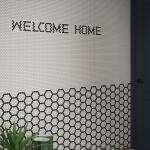 Jeffrey Court 5/8" Muze Hexagon White 9.875 in. x 11.375 in. Hexagon Matte Glass Wall and Floor Mosaic Tile (0.78 sq. ft./Each) (13069)