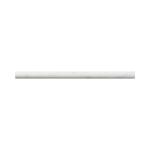 Jeffrey Court Carrara White .75 in. x 12 in. Honed Marble Wall Pencil Tile (1 Linear Foot) (99062)