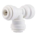 John Guest 1/4 in. O.D. Push-To-Connect Polypropylene Tee Fitting (PP0208WHD)