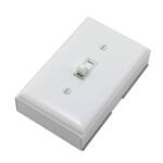 Legrand Wiremold 700 Series Metal Surface Raceway Single Pole Switch Kit, White (BW2-S)