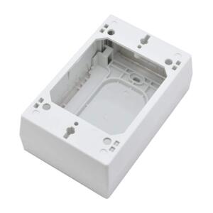 Legrand Wiremold Non Metallic Wire Series 1-3/4 in. Raceway Device Box, White (NMW35)