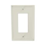 Leviton 1-Gang White Decora/Rocker Nylon Midway/Midsize Wall Plate (0PJ26-00W) (1-Pack)