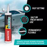 Loctite PL Marine Fast Cure 10 oz. Polyether Adhesive Sealant White Cartridge (each) (2016891)