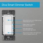 Lutron Diva Smart Dimmer Switch Starter Kit for Caseta Smart Lighting