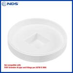 NDS PVC S&D Cleanout Plug, 6 in. MPT (61P8)