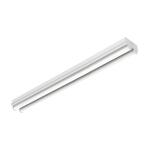 Metalux 8 ft. 2-Light Linear White Integrated LED Garage Strip Light with 8913 Lumens, 4000K (8ST2L8040R)