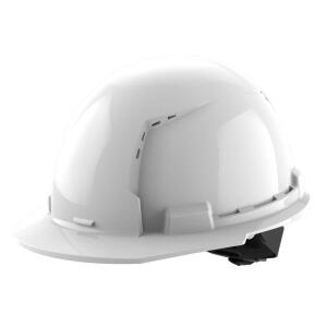 Milwaukee BOLT White Type 1 Class C Front Brim Vented Hard Hat with 4 Point Ratcheting Suspension (48-73-1200)