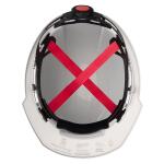 Milwaukee BOLT White Type 1 Class C Front Brim Vented Hard Hat with 4 Point Ratcheting Suspension (48-73-1200)