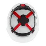 Milwaukee BOLT White Type 1 Class C Front Brim Vented Hard Hat with 4 Point Ratcheting Suspension (48-73-1200)