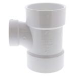 NIBCO 3 in. x 3 in. x 2 in. PVC DWV All Hub Sanitary Tee Fitting (C4811HD332)