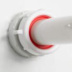 Oatey 1-1/2 in. Sink Drain Pipe Plastic Slip-Joint Nut with Rubber Reducing Washers (HDC2698C)