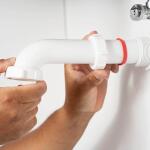 Oatey 1-1/2 in. Sink Drain Pipe Plastic Slip-Joint Nut with Rubber Reducing Washers (HDC2698C)