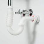 Oatey Form N Fit 1-1/2 in. White Plastic Sink Drain Flexible P-Trap (DC3522605)