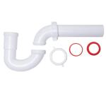 Oatey 1-1/2 in. White Plastic Sink Drain P- Trap (HDC9704B)