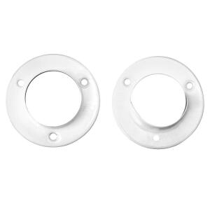 Everbilt 2.68 in. White Metal Closet Rod Pole Sockets (2-Pack) (EH-WSTHDUS-348)