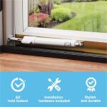 Wright Products Heavy Duty Pneumatic Screen and Storm Door Closer with EZ-HOLD, White (V2012WH)