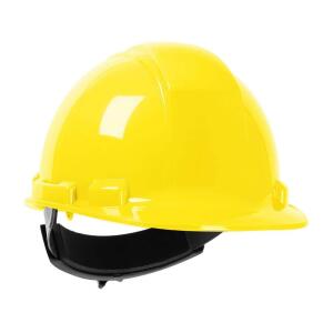 PIP Yellow Type 1 Class E Hard Hat with 4-Point Ratchet Suspension (PRO11RY-VPD6)