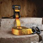 DEWALT 1.25 in. x 16 ft. Ratchet Tie-Down Straps 3000 lbs. Break Strength (4-Pack) (DXBC30004)