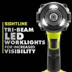 RYOBI(Tool Only) ONE+ HP 18V Brushless Cordless 4-Mode 1/2 in. High Torque Impact Wrench (PBLIW01B)