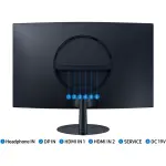 Samsung 27" S39C 1000R Curved FHD FreeSync Monitor - Black (DisplayPort, HDMI)