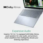 Dell Inspiron 16" 2-in-1 FHD Touch Laptop - Intel Core Ultra 7, 16GB RAM, 1TB SSD - Ice Blue