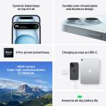 Apple - iPhone 15 128GB Black (Unlocked)