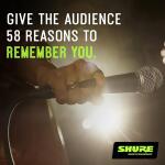 Shure SM58 Pro XLR Dynamic Microphone