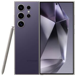 SAMSUNG Galaxy S24 Ultra Cell Phone, 512GB AI Smartphone, Unlocked Android US Version, 2024, Titanium Violet (Used)