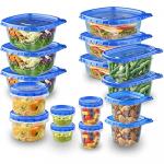 Ziploc Food Storage Meal Prep Containers Reusable for Kitchen Organization (16pcs.set)