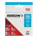 Arrow (1,250-pack) T50 1/2 in. Leg x 3/8 in. 508 Galvanized, Medium Crown, Chisel Point, 20-Gauge, Heavy-Duty Steel Staples