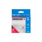 Arrow (1,250-pack) T50 1/2 in. Leg x 3/8 in. 508 Galvanized, Medium Crown, Chisel Point, 20-Gauge, Heavy-Duty Steel Staples