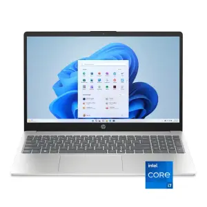 HP 15.6" FHD Touch Laptop - Intel Core i7, 16GB RAM, 512GB SSD - Silver