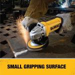 DEWALT 11 Amp Corded 4.5 in. Small Angle Grinder