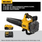 DEWALT 20V MAX 125 MPH 450 CFM Brushless Cordless Battery Powered Blower Kit with (1) 5 Ah Battery & Charger